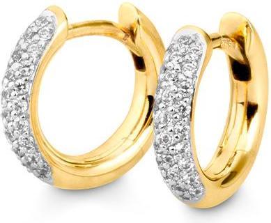 Produktbild Breuning Creolen - BRILL. 0,308 Ct. H/si (750/18 K Gold)