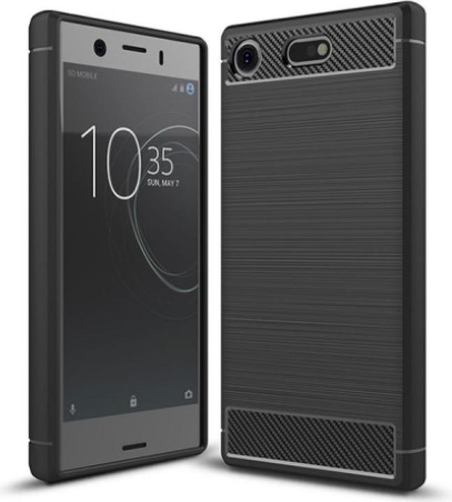 Image du produit Screenguard Sony Xperia XZ1 Compact Housse Carbon Brushed Soft TPU (Sony Xperia XZ1 Compact)