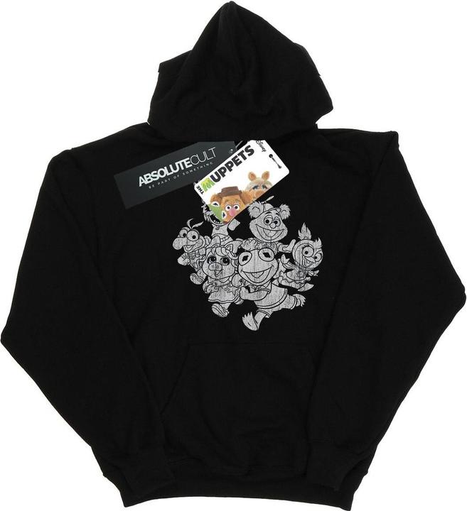 Actual product image Disney Mens The Muppets Muppet Babies Mono Group Hoodie (XL)