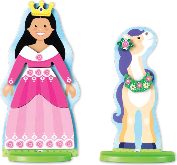Actual product image Melissa & Doug Princess Magnetic Dress-Up Play Set (37 x)