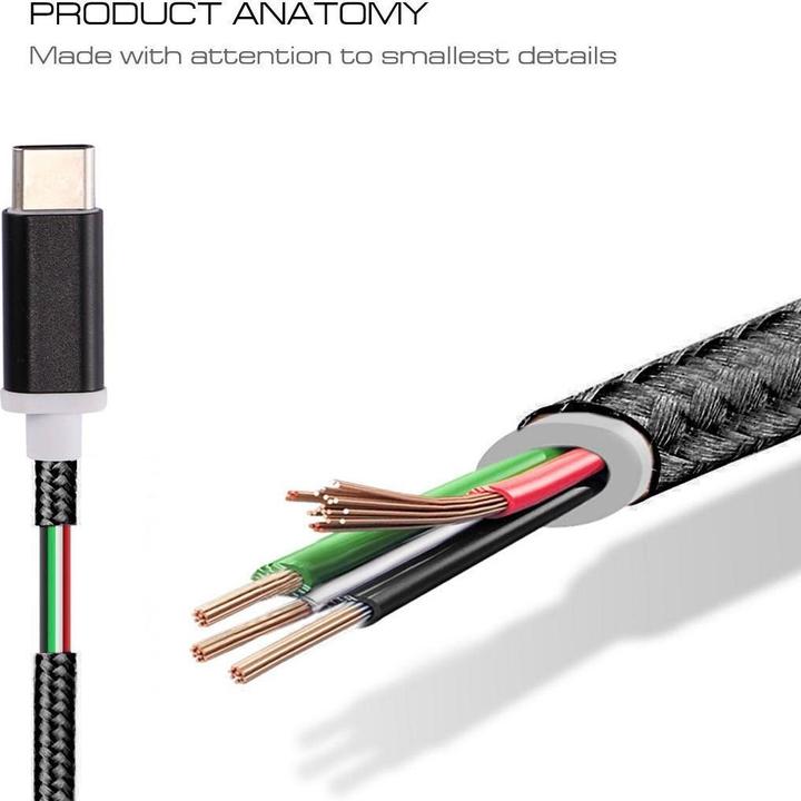 Immagine prodotto Calitron Adattatore audio cavo convertitore USB-C - Tipo C, argento (0.10 m, USB 3.2 Gen 1)
