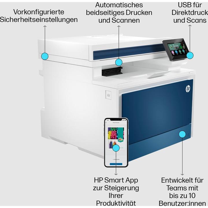 Image du produit HP Color LaserJet Pro MFP 4302fdn (Laser, Couleur)