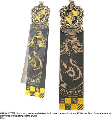 Actual product image Noble Collection Hufflepuff Bookmark Brown/Yellow/Black