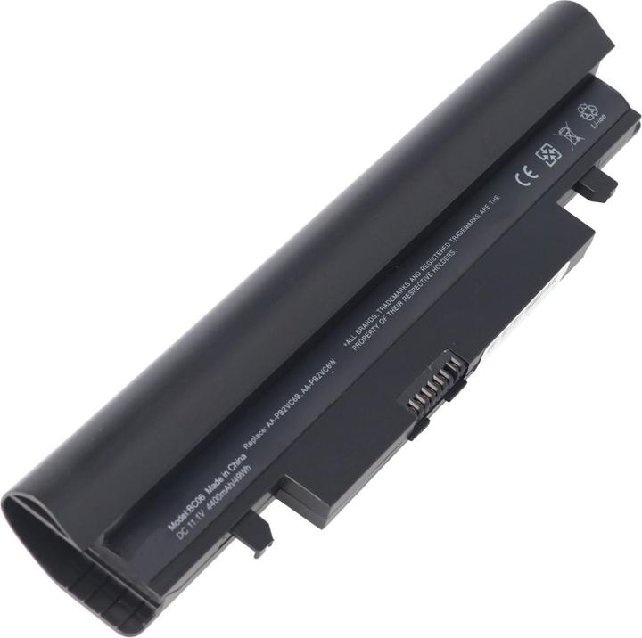 Produktbild Samsung Akku N148 Serie, N150 Serie Akku AA-PB2VC6B, AA-PB2VC6W, AA-PB2VC6W/B, AA-PL2VC6B, AA-PL2VC6W (6 Zellen, 4400 mAh)