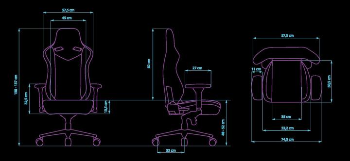 Produktbild Ultradesk Premium Gaming Chair Throne Gaming Chair Fabric