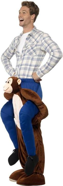 Actual product image Smiffys Unisex Adult Monkey Piggy Back Costume (One size)