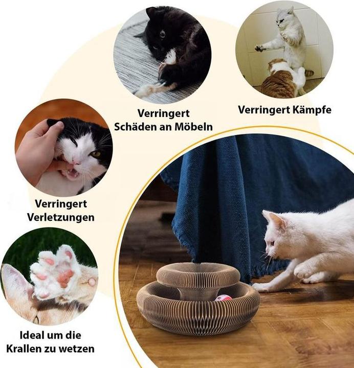 Produktbild Hermex Katzen Spielzeug (Beschäftigungsspielzeug Katze)