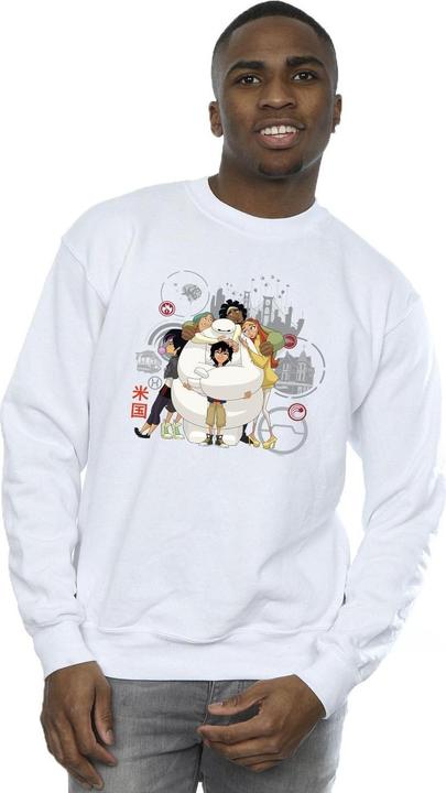 Image du produit Disney - Sweat BIG HERO BAYMAX GROUP HUG - Homme (L)