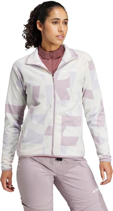 Image du produit adidas Women's Multi AOP Full Zip Fleece Jacket (L)