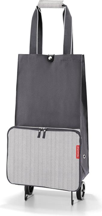 reisenthel foldabletrolley herringbone grey