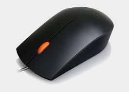 Actual product image Lenovo Mouse Ambidextrous USB Type-A (Cable)