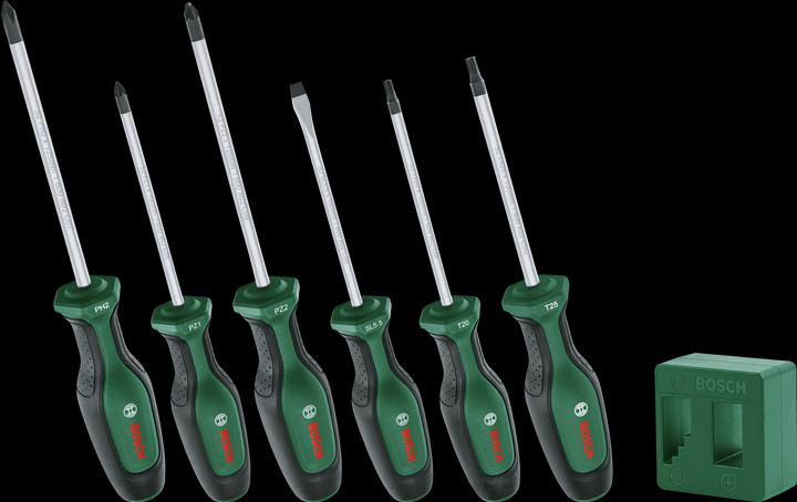 Produktbild Bosch Home & Garden Bosch Screwdriver set of 6 pieces with magnetizer (6 Teile)