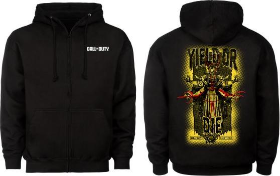 Immagine prodotto Dpi Merchandising Call of Duty: Black Ops 6 Felpa con cappuccio con zip ""Resistere o morire"" Nero (XXL)