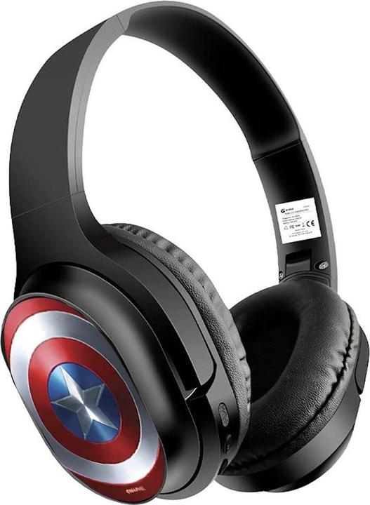 Immagine prodotto Disney ERT GROUP Captain America 001 Marvel Cuffie Bluetooth 5.0 con microfono e slot per schede microSD (Senza fili)