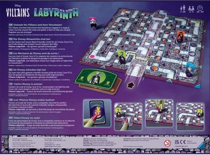 Actual product image Ravensburger Villains Labyrinth (German, English, Spanish, Portuguese, Italian, French, Dutch)