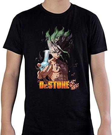 Actual product image ABYstyle T-Shirt Dr Stone Senku Black Man (L) (L)