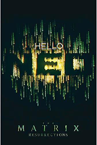 Actual product image ABYstyle The Matrix Poster : Hello Neo (91.5x61) (91.5 x 61 cm)
