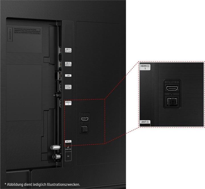 Actual product image Samsung 75Q67C (75", QLED, 4K, 2023)