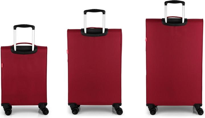 Immagine prodotto Gabol Set di valigie Cloud a 4 ruote, 3 pezzi con piega elasticizzata (210 l, XL (da 115l))