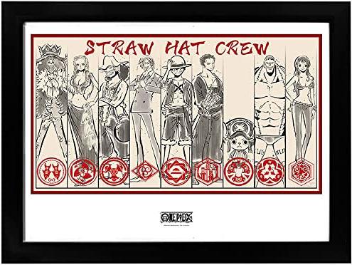 Actual product image GB Eye One Piece Cornici Frames Print Straw Hat Crew