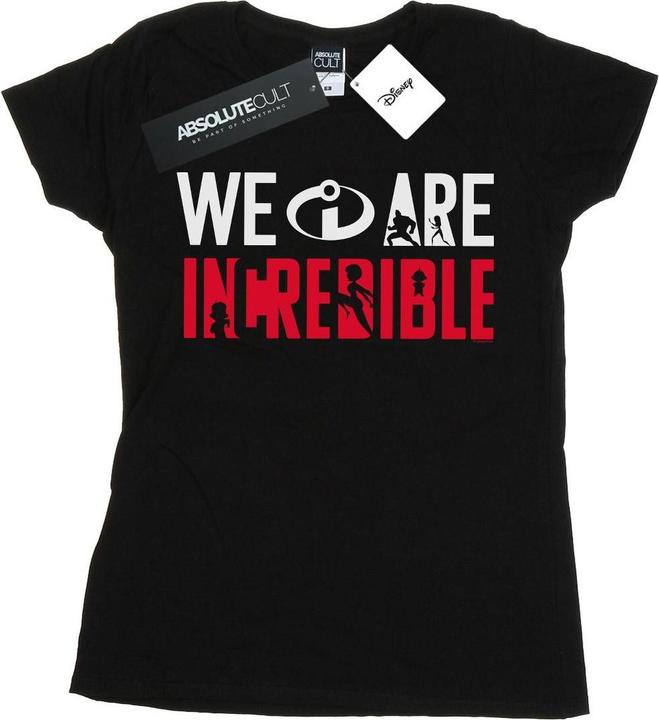 Actual product image Disney Womens/Ladies Incredibles 2 We Are Incredible Cotton T-Shirt (S)