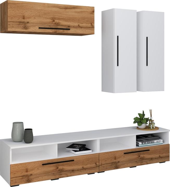 Immagine prodotto VCM Mobile TV basso Mobile TV a parete parete soggiorno Arila XL (190 x 40 x 200 cm)