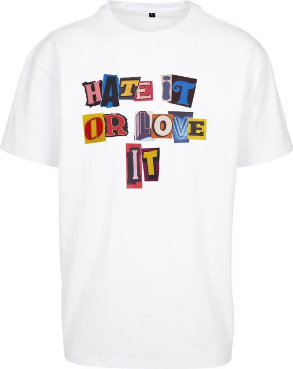 Actual product image Urban Classics Hate it or Love it Oversize Tee - 119383 (L)