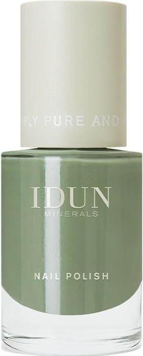 Produktbild IDUN Minerals Minerals Nail Polish Jade Light Khaki Green (Jade Light Khaki Green, Farblack)