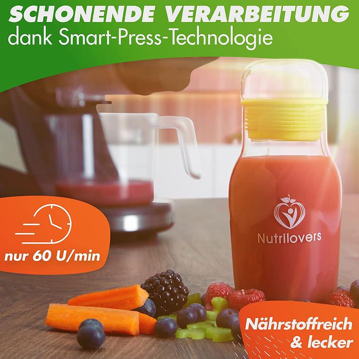 Produktbild Nutrilovers Slow Juicer MINI PRESS Black Berry