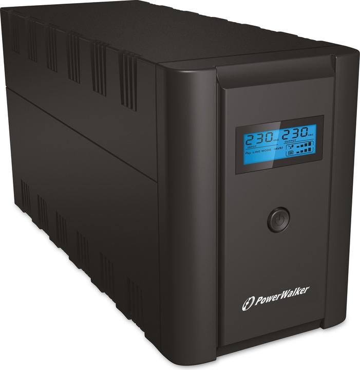 Powerwalker VI 2200 SHL Schuko 2200VA / 1200W Line-Interactive UPS Tower AVR HID LCD HID (2200 VA, 1200 W, Line-interactive UPS)