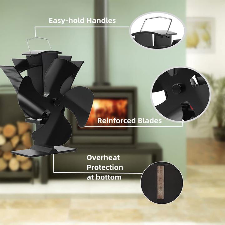 Produktbild Tomersun Ofenventilator 4 Klingen
