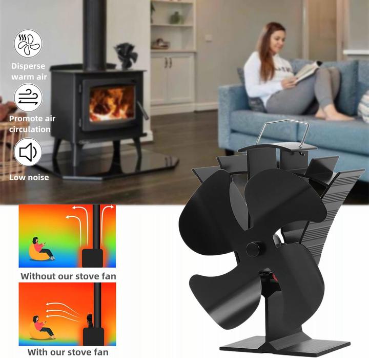 Produktbild Tomersun Ofenventilator 4 Klingen