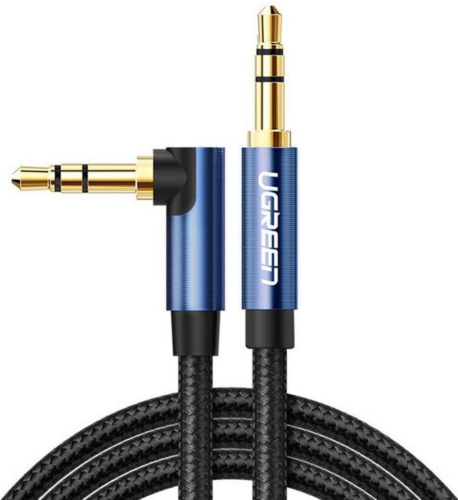 Produktbild Ugreen mini jack 3,5mm AUX Cable 1m (black) (1 m)