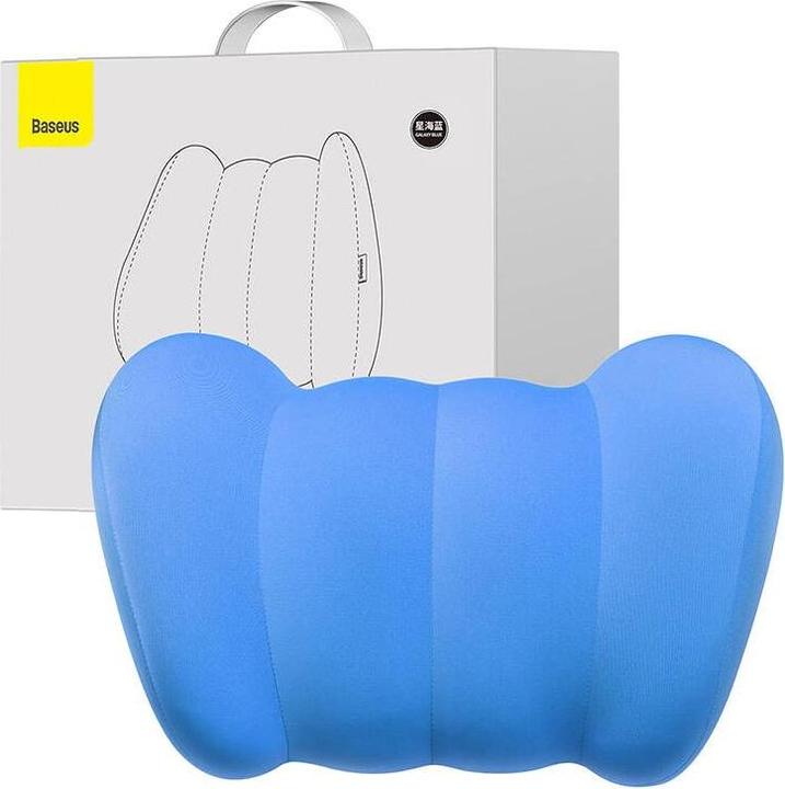 Baseus Jedwabna lędźwiowa poduszka samochodowa ComfortRide Series (niebieski)