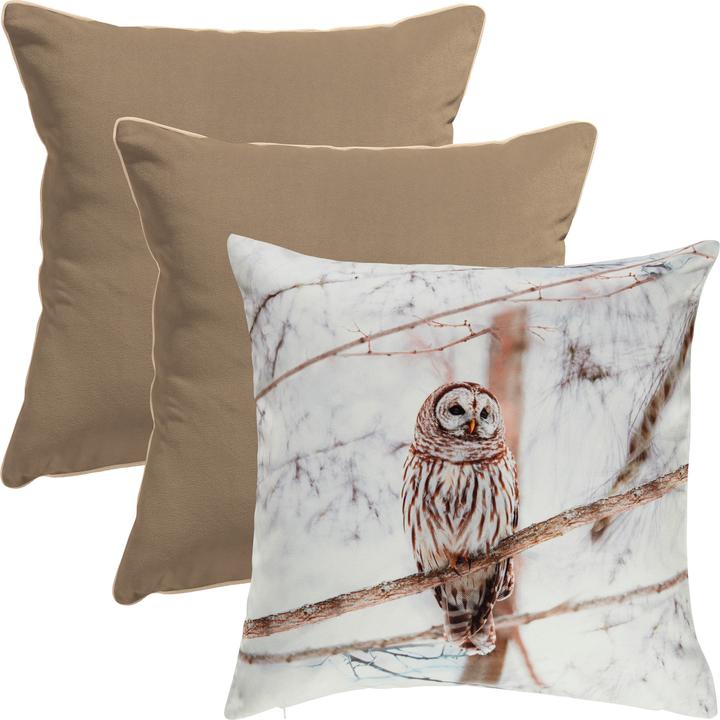 Actual product image Erwin Müller Cushion cover set of 3 (50 x 50 cm)