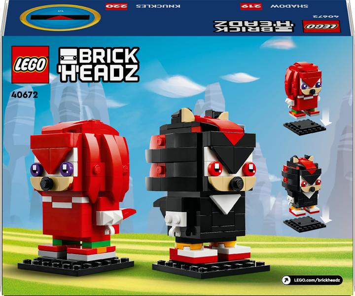 Immagine prodotto LEGO BrickHeadz Sonic the Hedgehog Knuckles e Shadow (40672, LEGO Brickheadz)