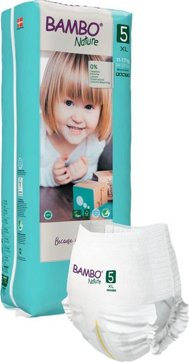 Immagine prodotto Abena Bambo Nature Pants 5 XL 12-18kg Tall (Dimensione 5, 40 Pezzo/i)