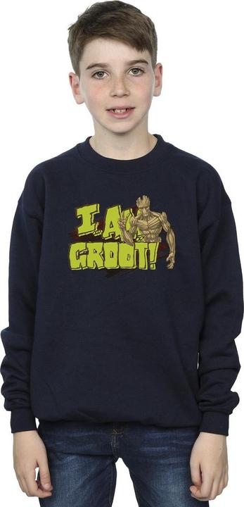 Actual product image Guardians of the Galaxy Boys I Am Groot Sweatshirt (152, 158)