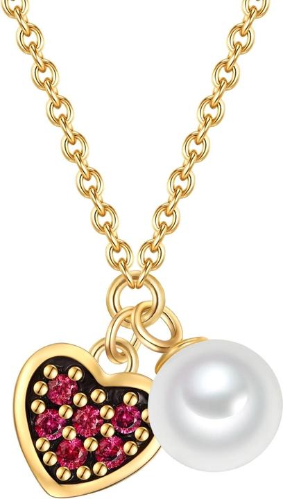Produktbild Glanzstücke München Damen Kette Herz Sterling Silber - 34562 (Sterling Silber, 40 - 45 cm)