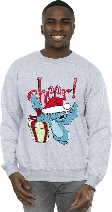 Actual product image Disney Mens Lilo And Stitch Cheer Sweatshirt (S)