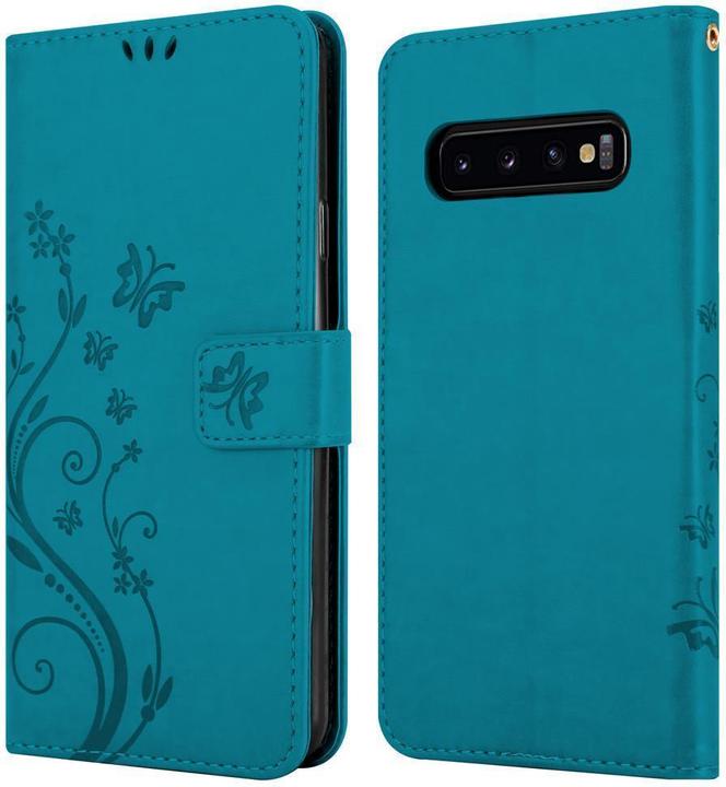 Productafbeelding Cadorabo Bloemen Boekomslag (Samsung Galaxy S10)