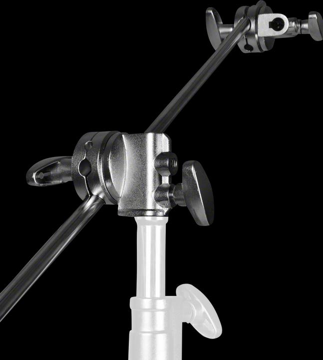 Actual product image Walimex pro per boom with 2 screw clamps, 100cm (100 cm, 10 kg)