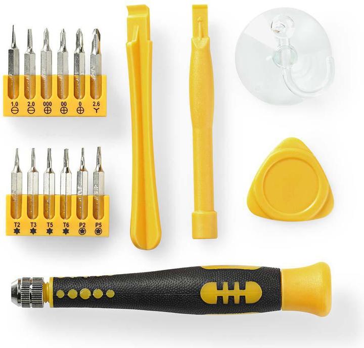Image du produit Nedis Phone/tablet repair set | 17-in-1 | PC / Smartphone / Tablette (17 pièces)