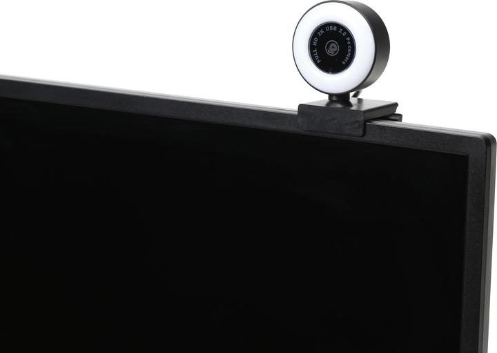 Produktbild Platinet 2K LED RING webcam (PCWC2KAF) (3.60 Mpx)