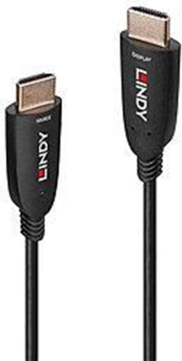 Immagine prodotto Lindy Cavo ibrido HDMI 8K60 in fibra ottica da 15 m Cavo AOC per qualsiasi applicazione e risoluzione HDMI (15 m, HDMI)