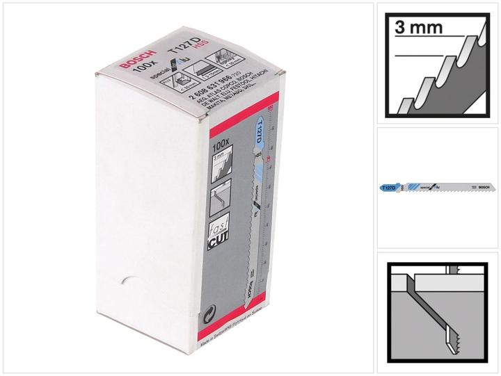 Produktbild Bosch Professional Zubehör PRO Alu T127D Stichsägeblatt, 100 mm, 100-tlg.