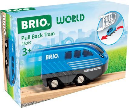 Produktbild Ravensburger BRIO World – 36019 Zug mit Rückziehmotor | Spielzeugzug für Kinder ab 3 Jahren