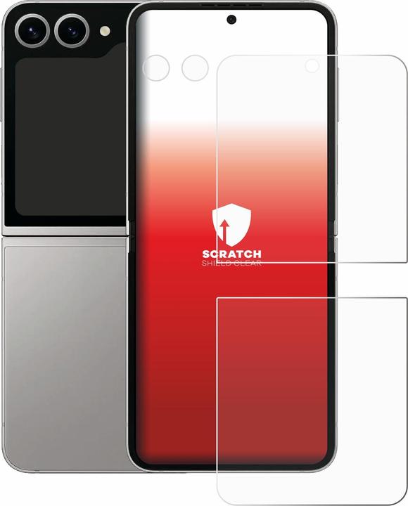 Actual product image upscreen Scratch Shield Protector (1 Piece, Samsung Galaxy Z Flip6)