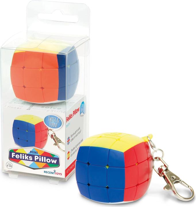 Recent Toys Mini Feliks Pillow, d/f ab 9 Jahren, 1 Spieler, mit Schlüsselanhänger (3 x 3)