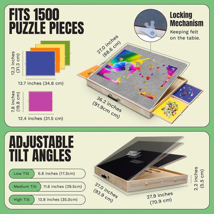 Image du produit Puzzle Ready Puzzle Board avec fonction de basculement (1500 pièces)